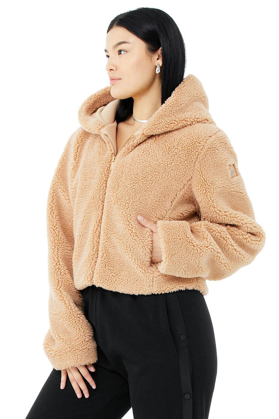 LA Sherpa Jacket - Camel Female Product Image