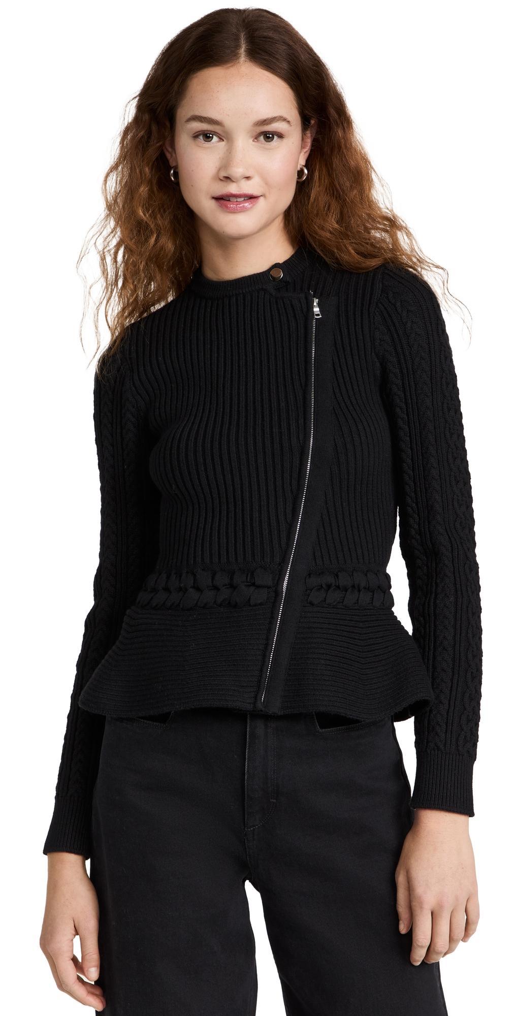 Womens Andi Knit Peplum Jacket Product Image