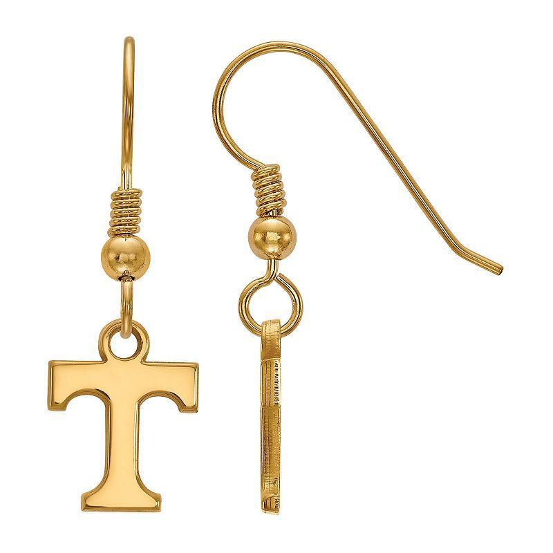 LogoArt Tennessee Volunteers Sterling Silver 14K Gold Plated XS Dangle Earrings, Womens Product Image