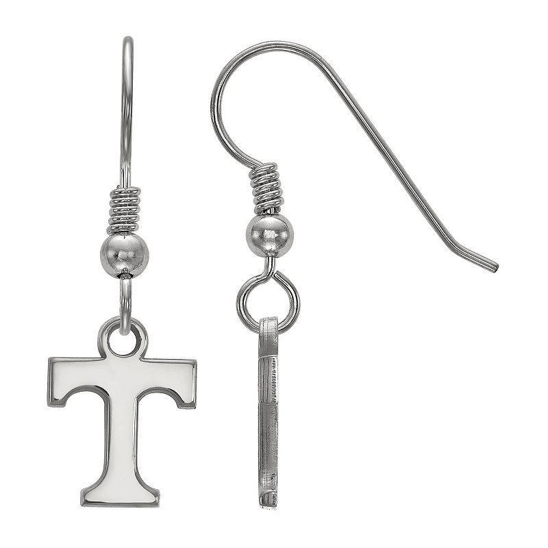 LogoArt Tennessee Volunteers Sterling Silver Rhodium Plated XS Dangle Earrings, Womens Product Image