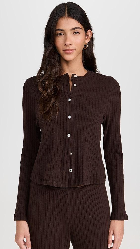 DONNI. The Sweater Rib Cardi | Shopbop Product Image