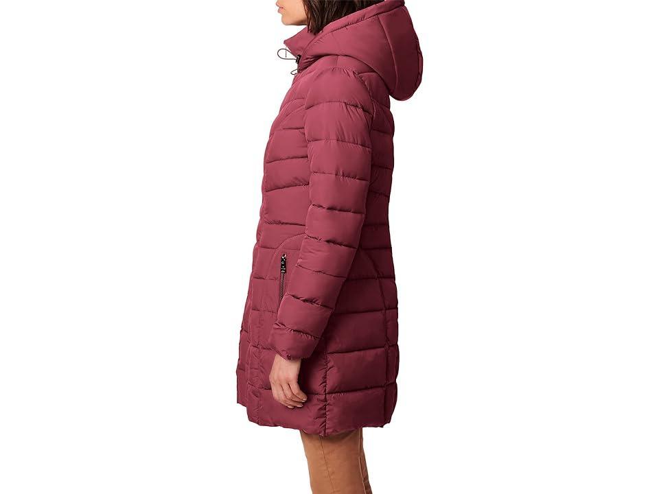 Bernardo Fashions Quilted Seamed Walker (Wine Cellar) Women's Clothing Product Image