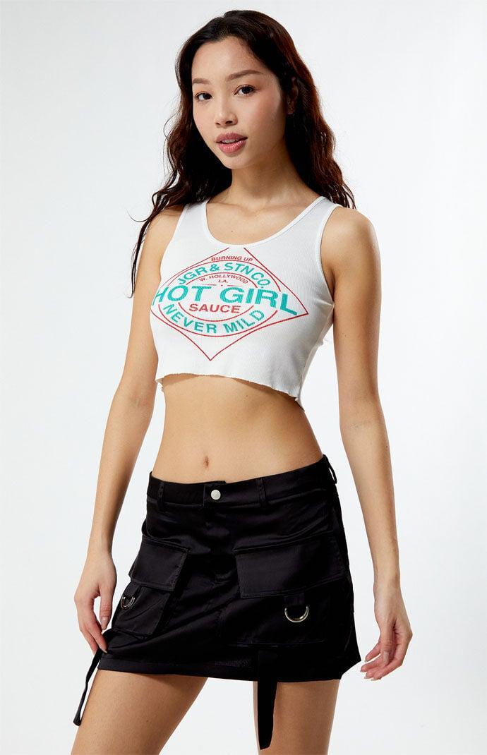 JGR & STN Women's Hot Sauce Cropped Tank Top Product Image