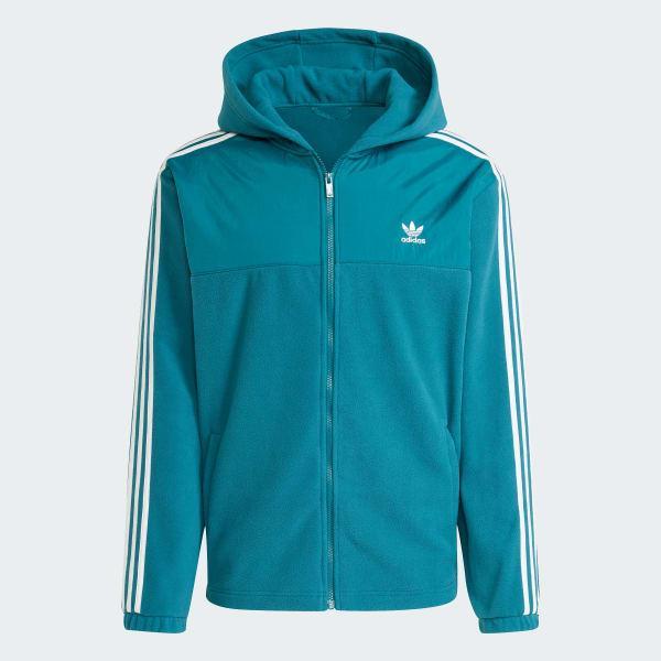 Adicolor 3-Stripes Teddy Fleece Hoodie Product Image