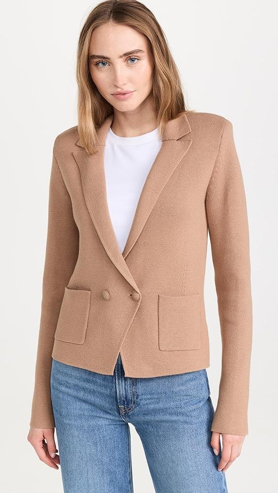 L'AGENCE Sofia Knit Blazer | Shopbop Product Image