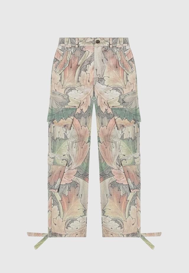 High Waisted Renaissance Camo Cargo Pants - Multi Female Product Image