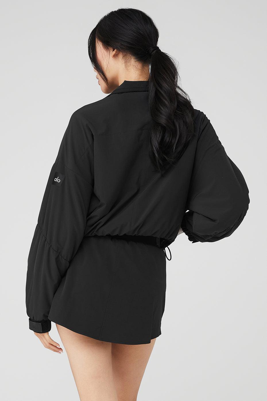 Cropped Elevation Coverup - Black Female Product Image