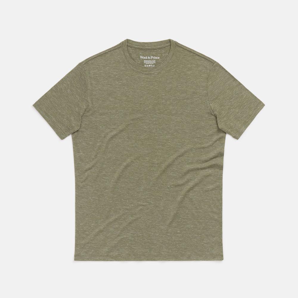 Wool Linen Crew Neck Tee product image