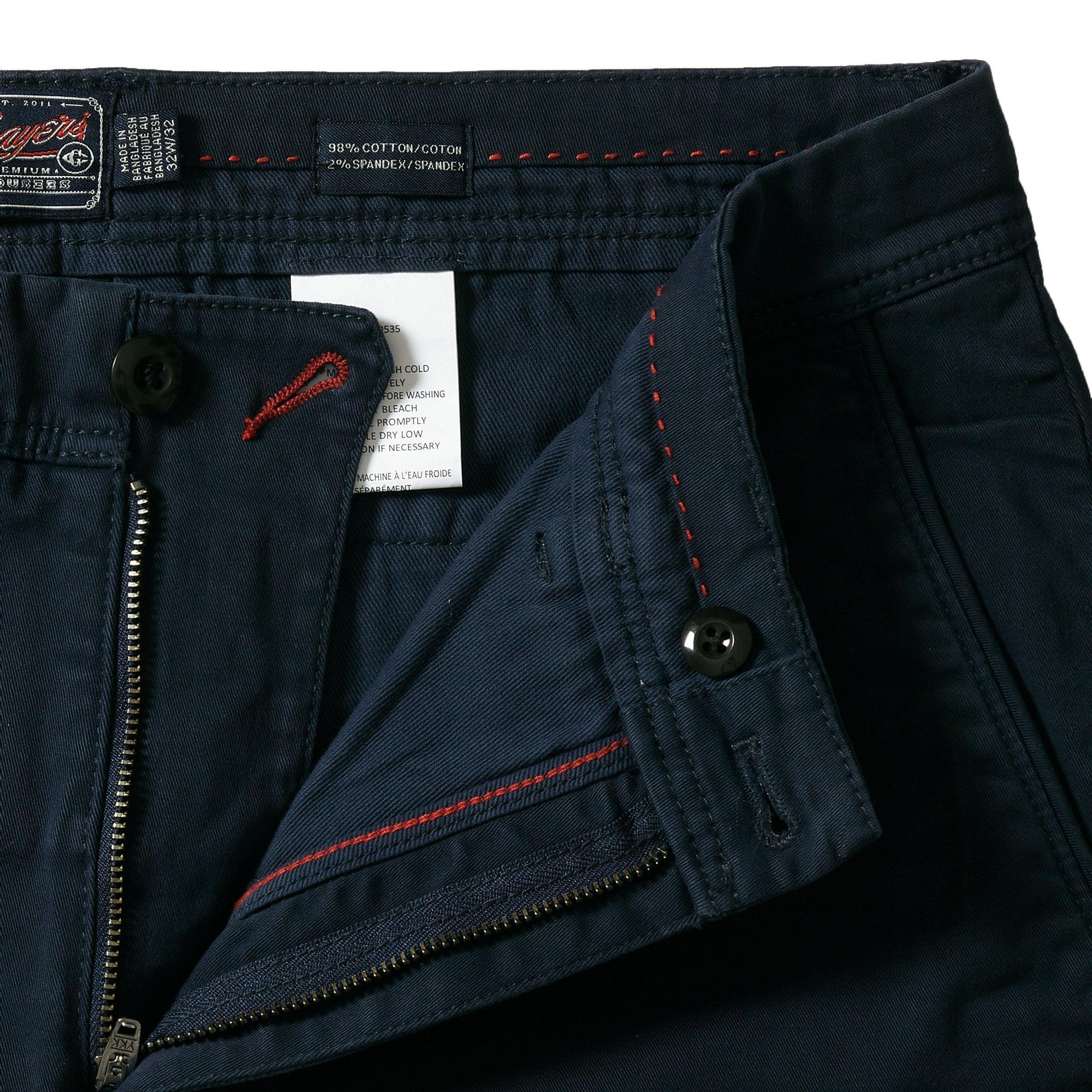 Precision Stretch Chino Shorts 8" - Navy Product Image