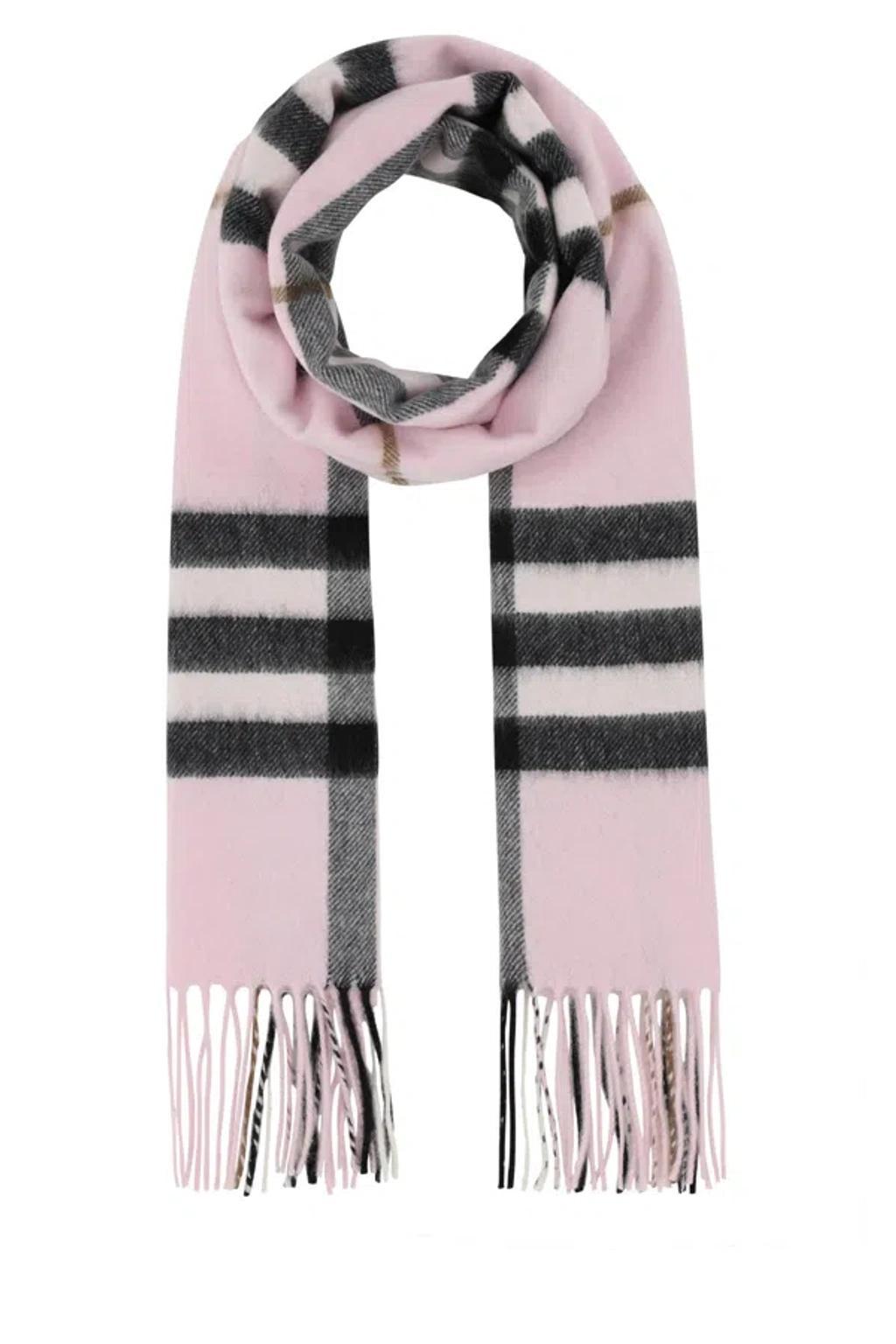 BURBERRY Light Pink Signature Scarf Product Image