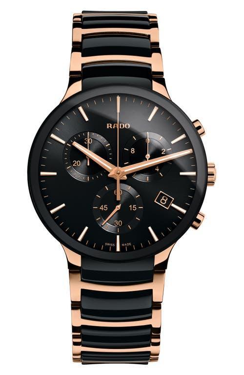 RADO Centrix Chronograph Ceramic Bracelet Watch, 40mm Product Image