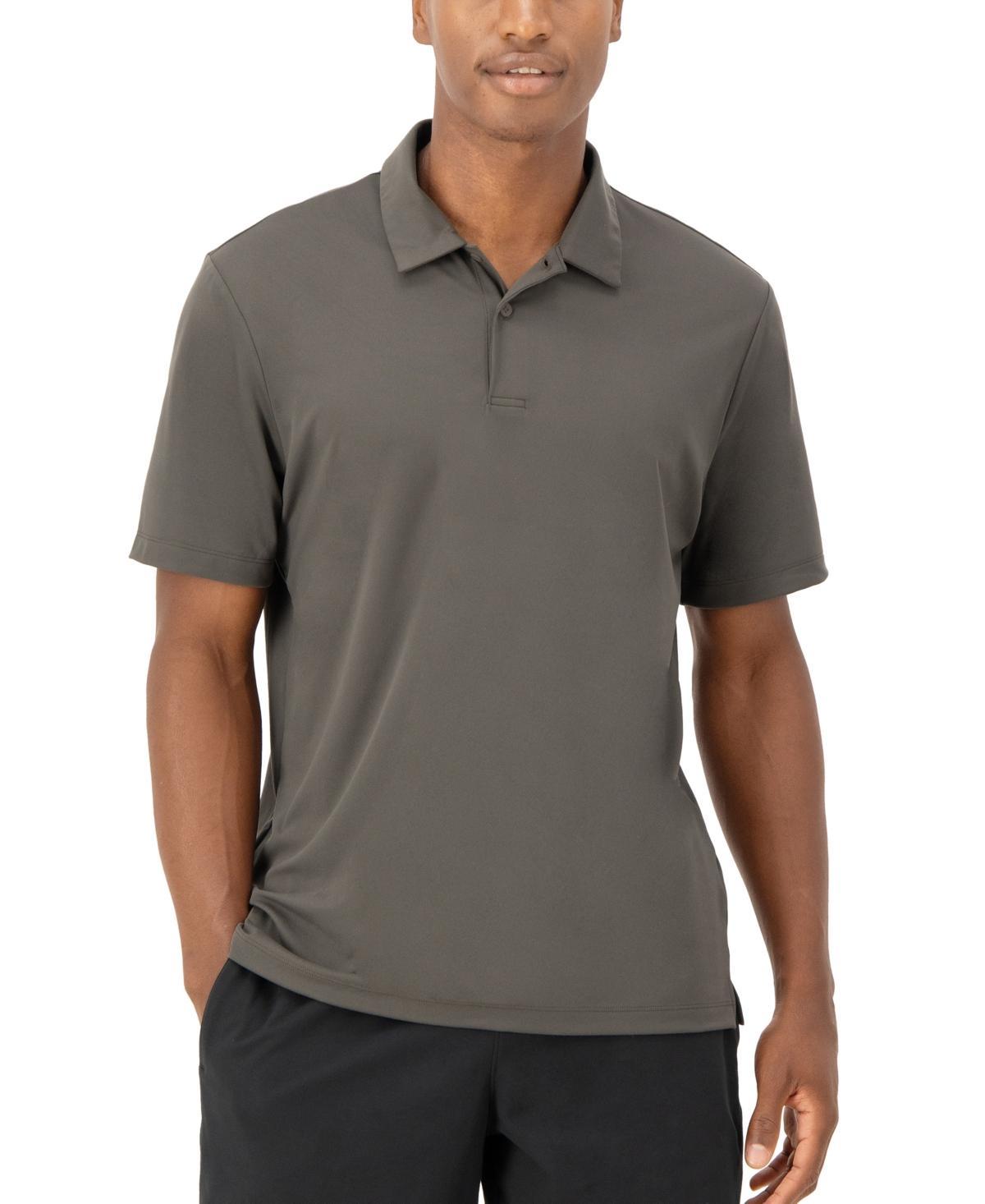 Hanes Moves Mens Short Sleeve Performance Polo Grey Encore 3XL Product Image