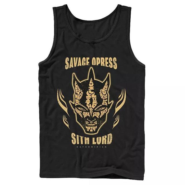 Mens Star Wars: Clone Wars Savage Opress Sith Lord Portrait Tank Top Product Image