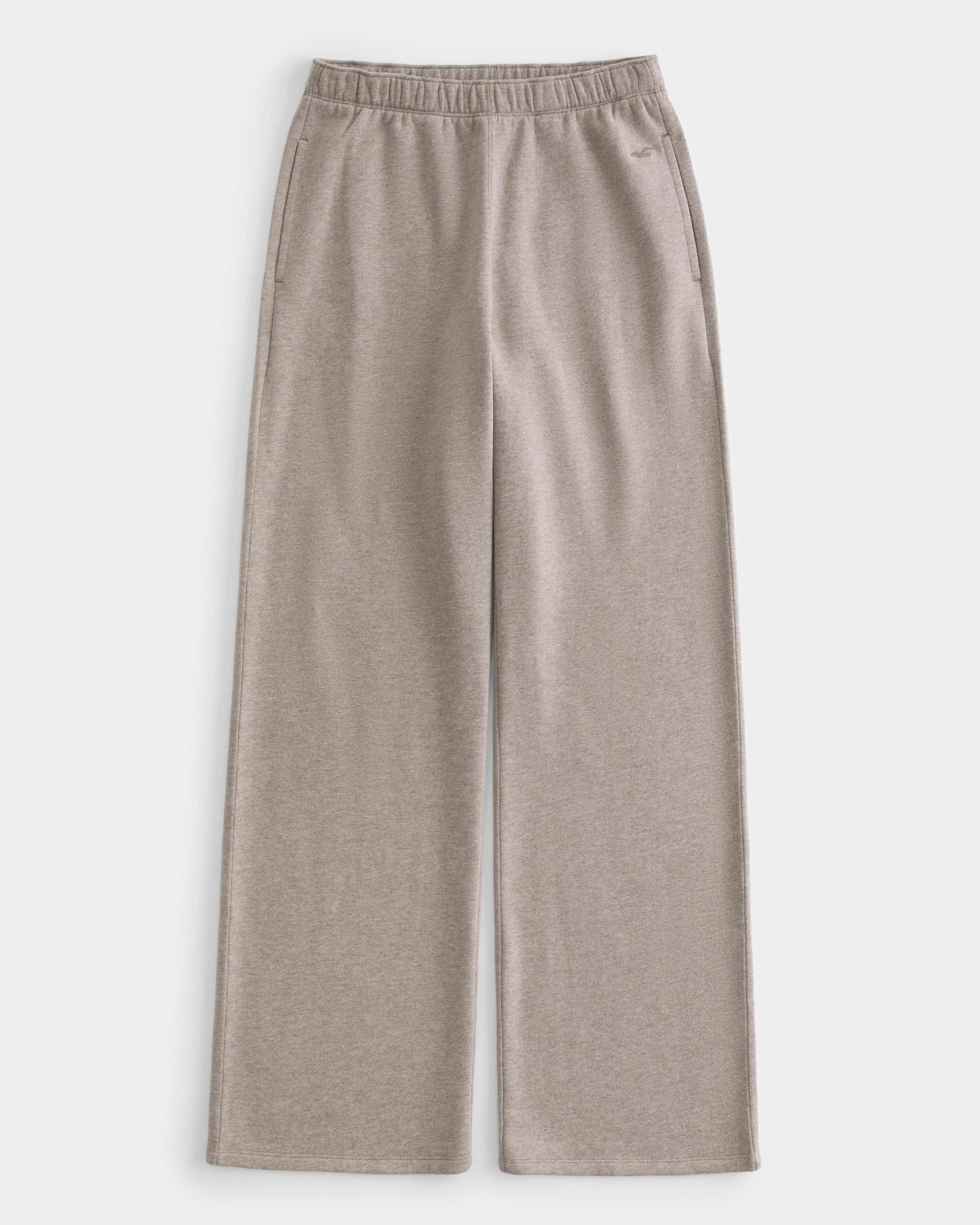 Hollister Feel Good Flece Ultra High-Rise Wide-Leg Pants Product Image