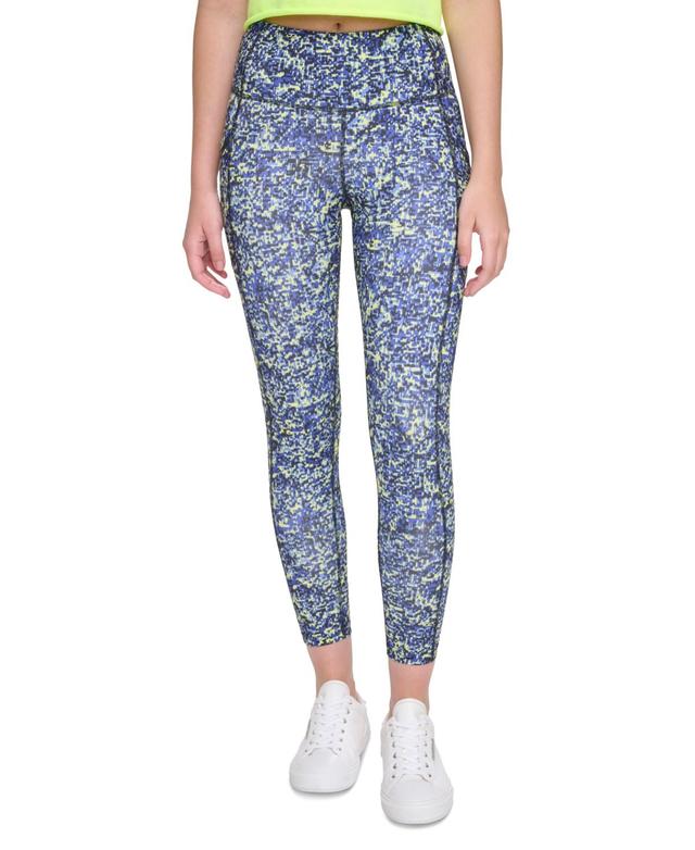 Calvin Klein Performance Womens Printed High-Rise Leggings Product Image