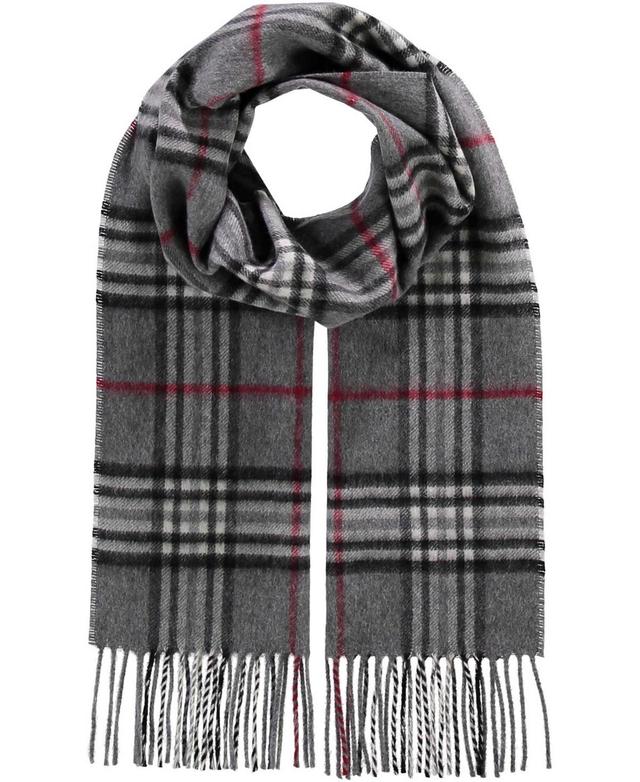 V. Fraas Mens Classic Plaid Cashmere Scarf Product Image