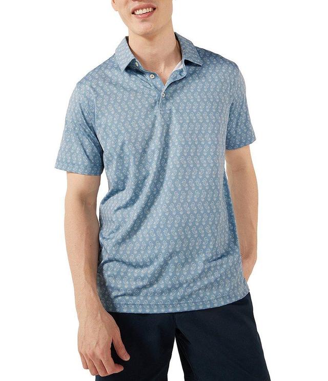 Chubbies Giddy Up Short Sleeve Printed Performance Polo Shirt Product Image