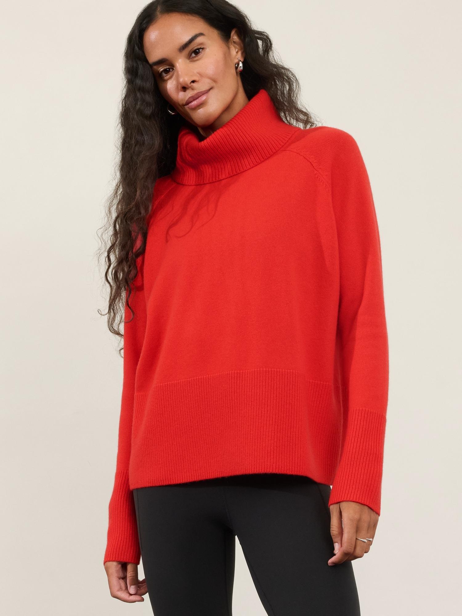 Athleta Womens Alpine Wool-Cashmere Turtleneck Sweater product image