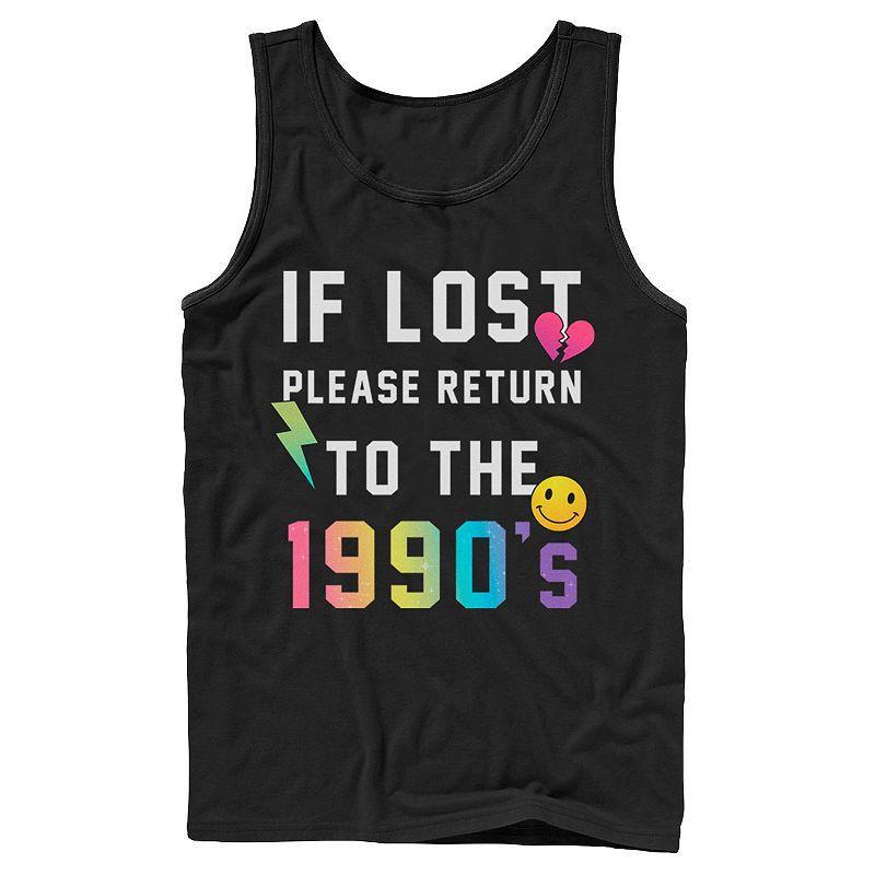 Mens Fifth Sun If Lost Please Return To The 1990s Tank Top Product Image