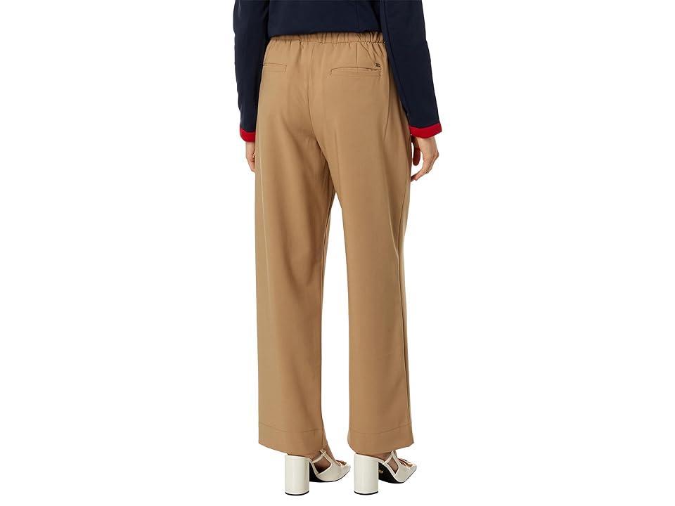 Tommy Hilfiger Elastic Belted Pants (Sky Captain) Women's Clothing Product Image