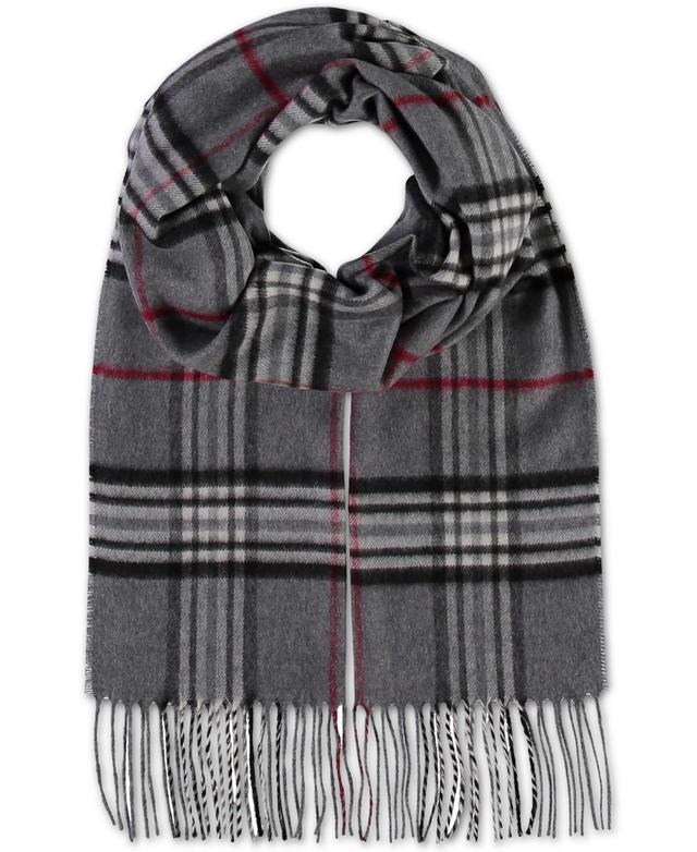 V. Fraas Mens Classic Plaid Cashmink Scarf Product Image