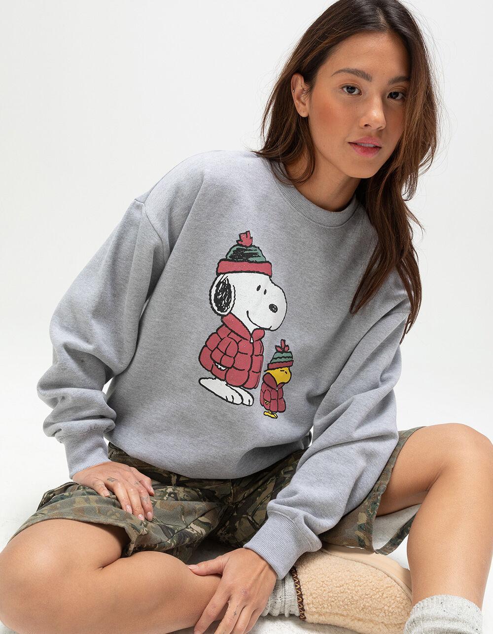 RSQ x Peanuts Puffers Mens Oversized Crewneck Sweatshirt Product Image