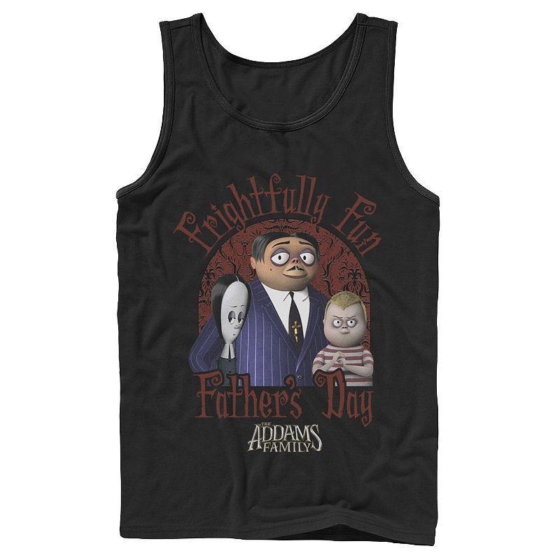 Mens The Addams Family Frightfully Fun Fathers Day Portrait Tank Top Product Image