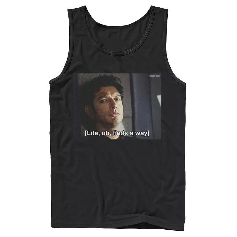 Mens Jurassic Park Life Finds A Way Goldblum Jeff Stare Tank Top Product Image