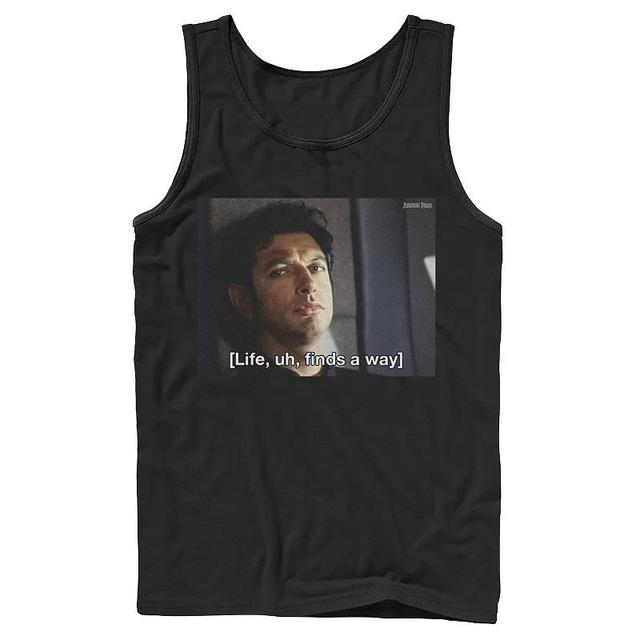 Mens Jurassic Park Life Finds A Way Goldblum Jeff Stare Tank Top Product Image