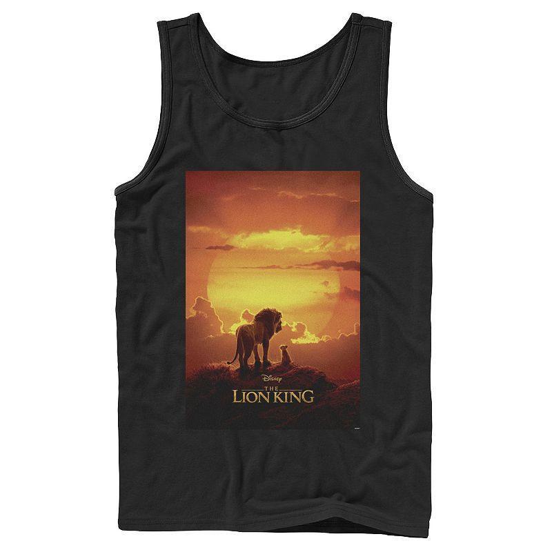 Disneys The Lion King Pride Rock Live Action Movie Poster Mens Tank Top Product Image