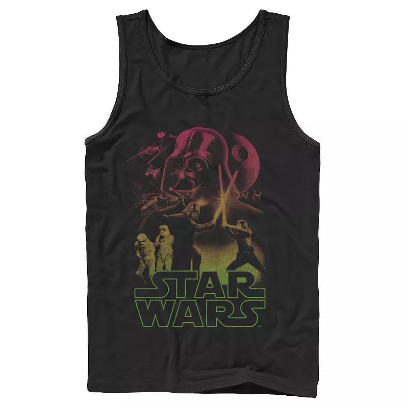 Mens Star Wars Galactic Civil War Reggae Fade Tank Top Product Image