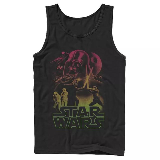 Mens Star Wars Galactic Civil War Reggae Fade Tank Top Product Image