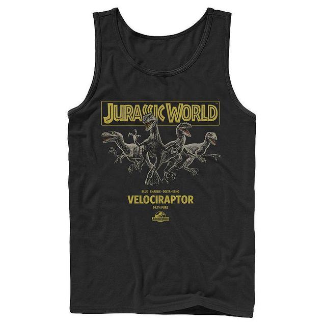 Mens Jurassic World Blue, Charlie, Delta & Echo Pack Tank Top Product Image