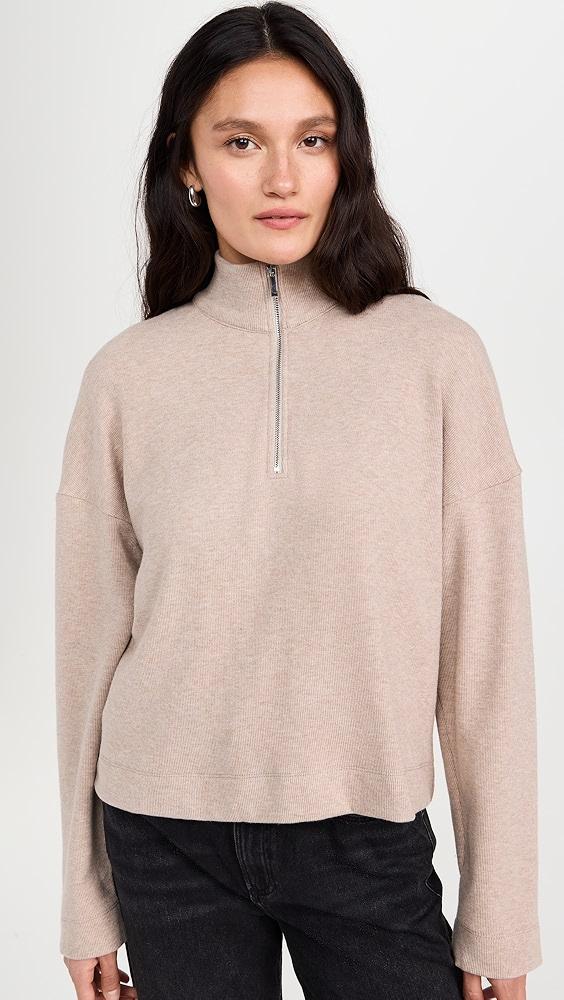 Madewell Cozy Handed Zip Up Sweatshirt | Shopbop Product Image