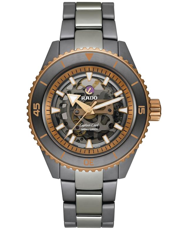 Rado Captain Cook High-Tech Ceramic Skeleton Watch, 43mm Product Image