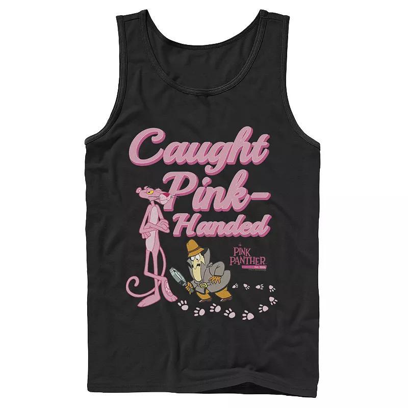 Mens Pink Panther Caught Pink-Handed Tank Top Product Image