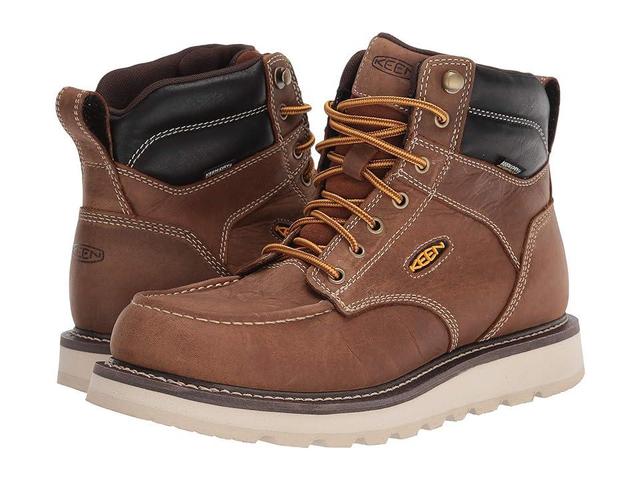 KEEN Utility Cincinnati 6 Waterproof (Soft Toe) (Belgian/Sandshell) Men's Work Boots Product Image