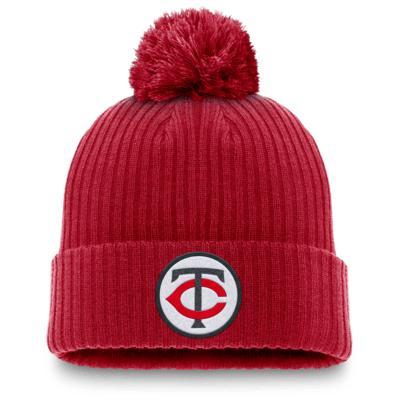 Minnesota Twins Cooperstown Peak Men's Nike MLB Cuffed Pom Beanie Product Image