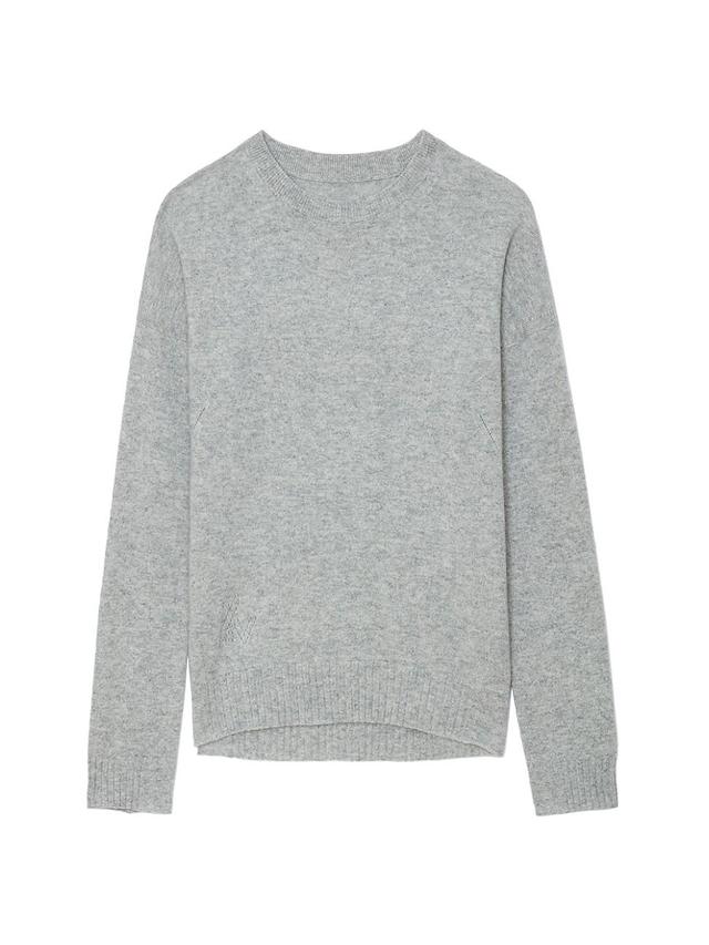 Womens Cici Cashmere Star-Patch Sweater Product Image