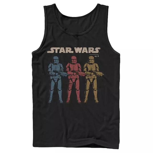 Mens Star Wars The Rise of Skywalker Stormtrooper Trio Tank Top Product Image