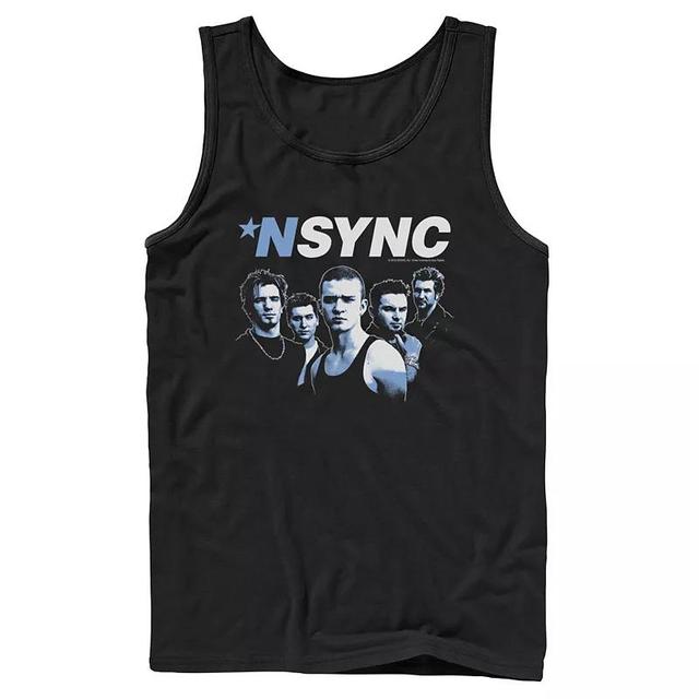 Mens Nsync Blue Hue Portrait Tank Top Product Image