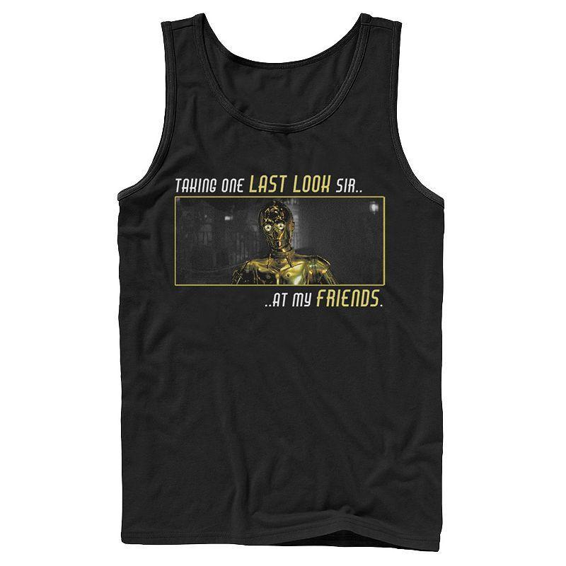 Mens Star Wars: The Rise Of Skywalker C-3PO Taking One Last Look Tank Top Product Image