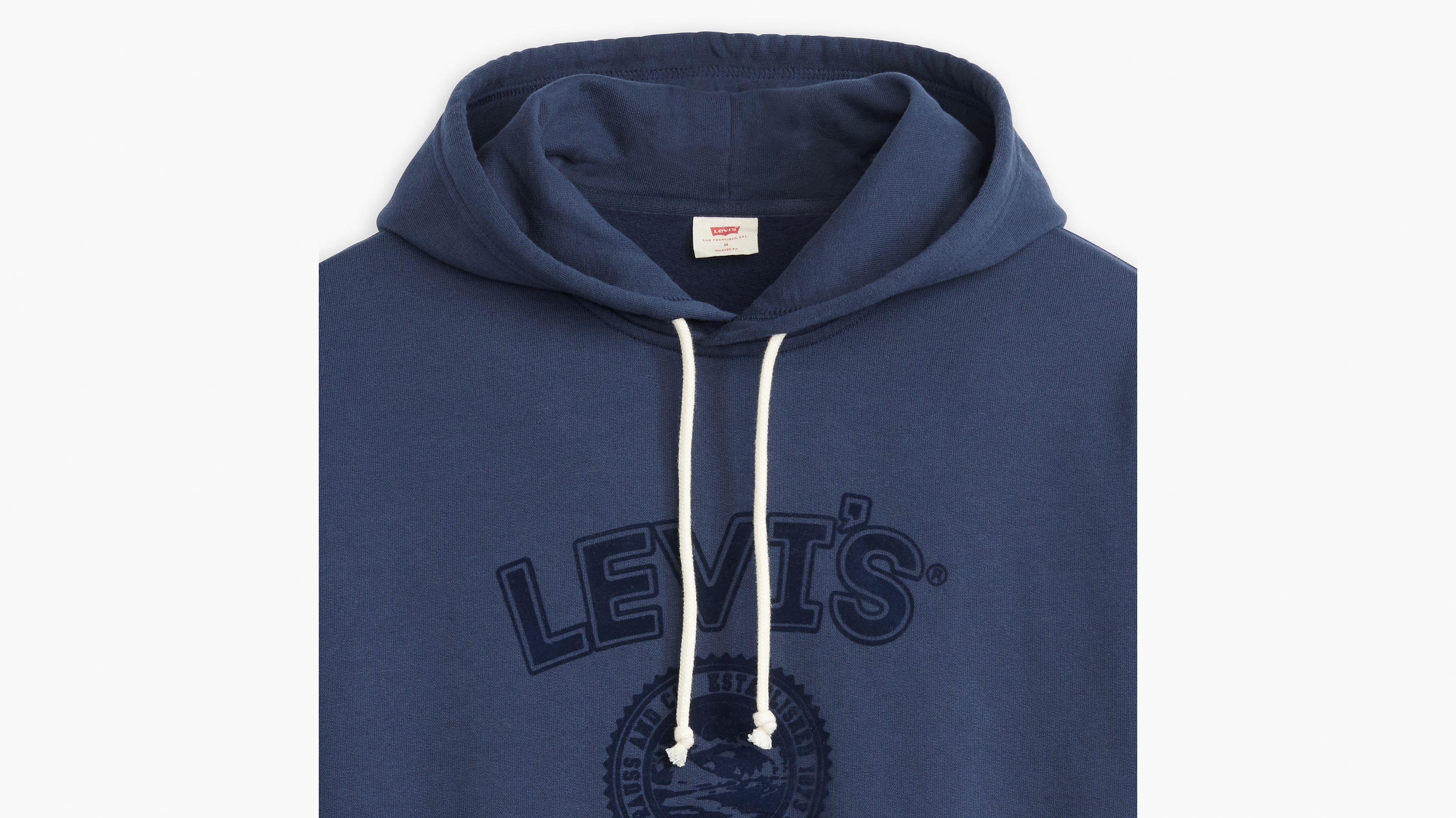 Relaxed Fit Graphic Hoodie Sweatshirt Product Image