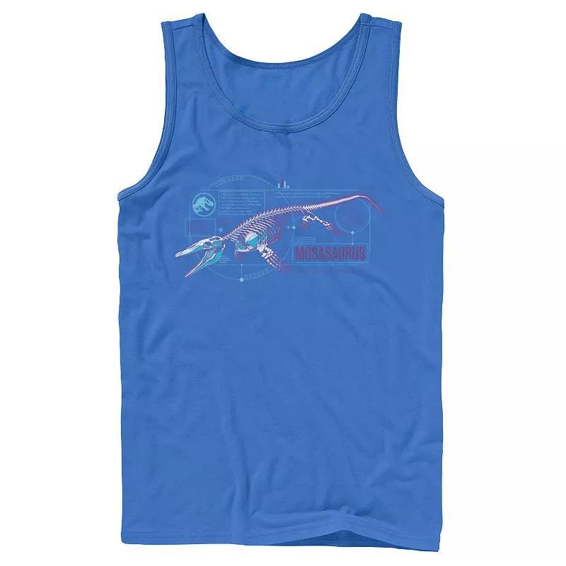 Mens Jurassic World Mosasaurus Skeleton X Ray Tank Top Product Image