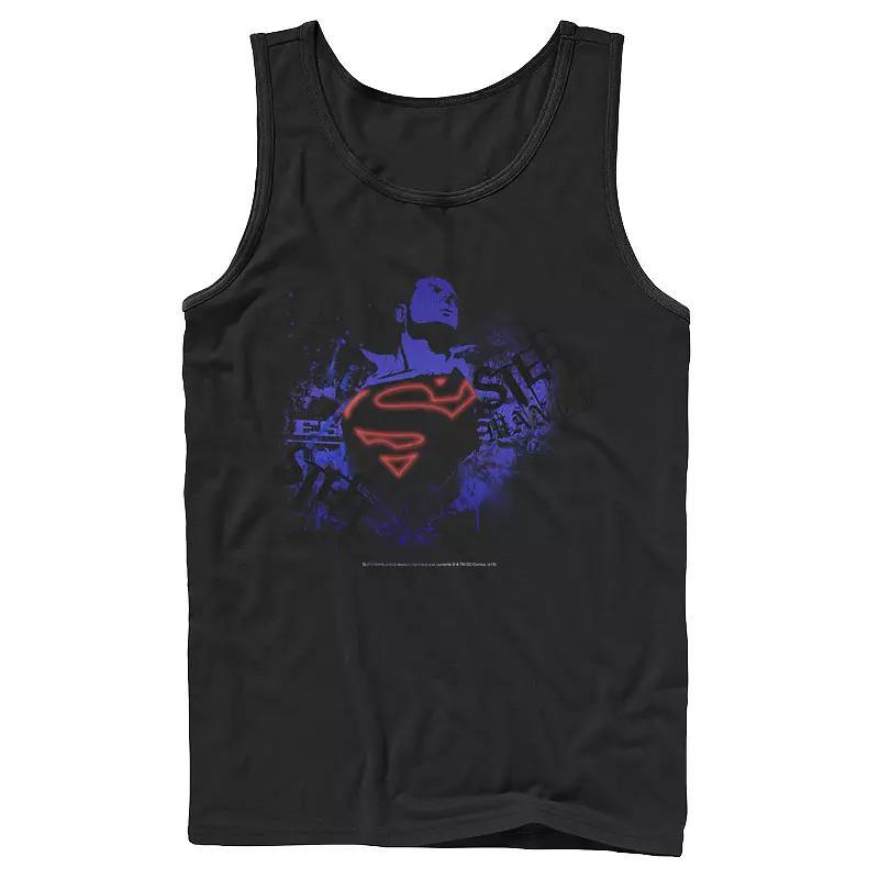 Mens Bullet Ball Neon Basketball Tank Top Product Image