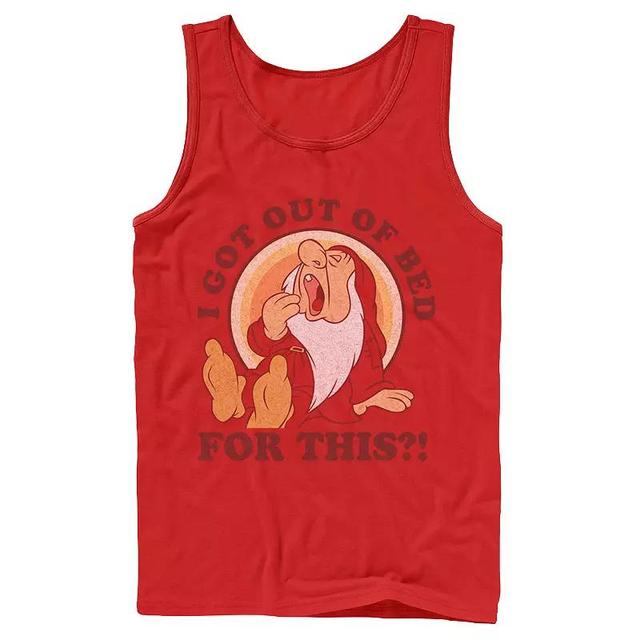 Mens Disney Snow White Sleepy Tank Top Product Image