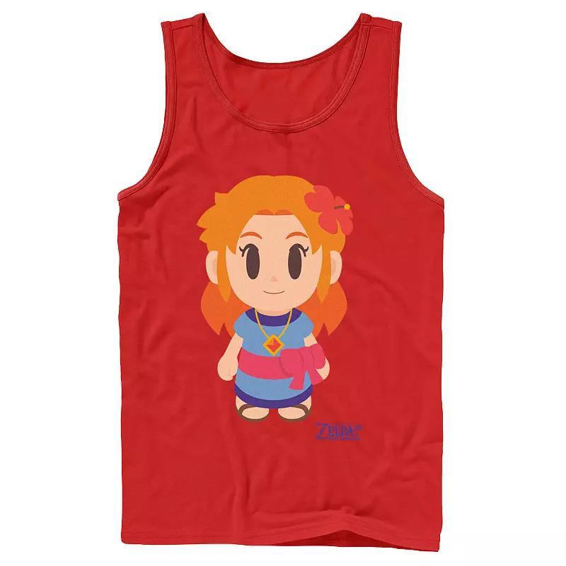 Mens Nintendo Legend Of Zelda Links Awakening Marin Avatar Style Portrait Tank Top Product Image