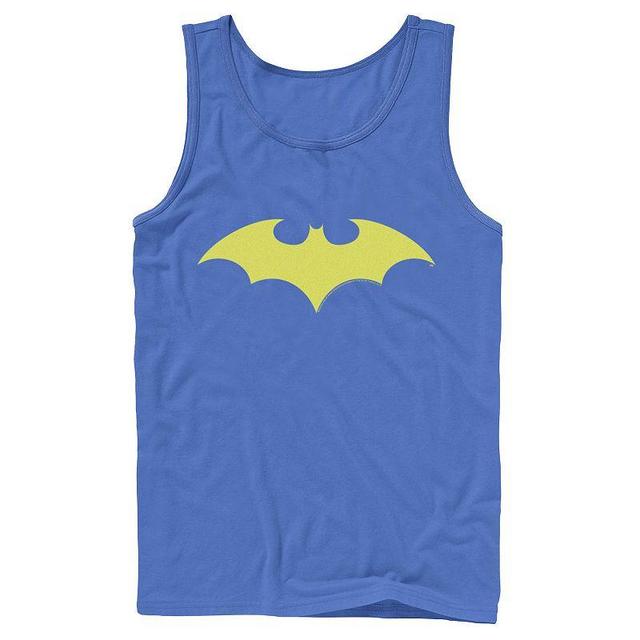 Mens DC Comics Batman Modern Chest Logo Tank Top Grey Product Image