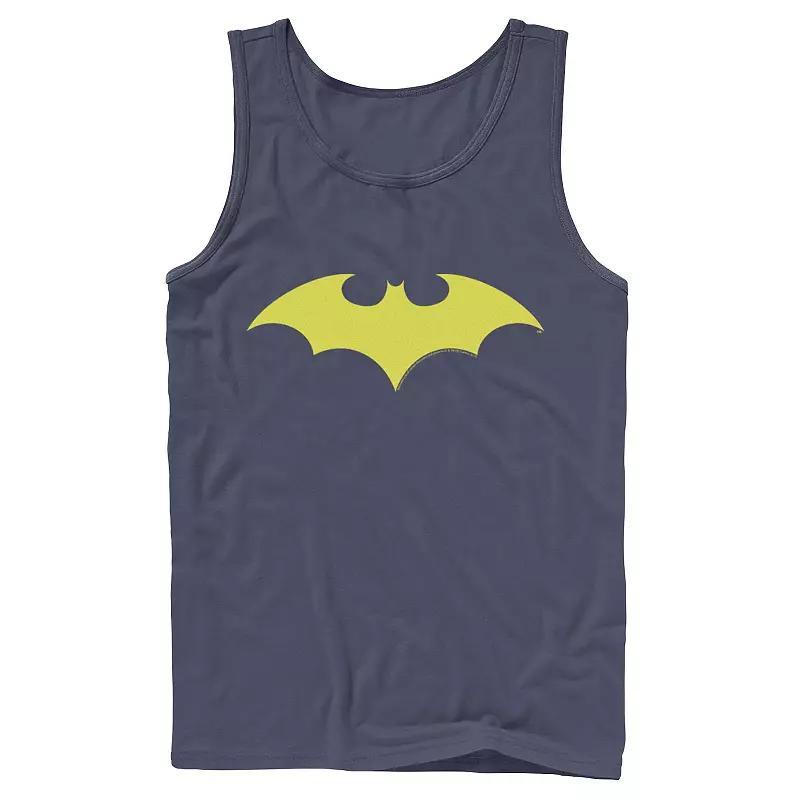 Mens DC Comics Batman Modern Chest Logo Tank Top Med Blue Product Image