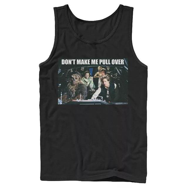 Mens Star Wars Han Dont Make Me Pull Over Tank Top Product Image